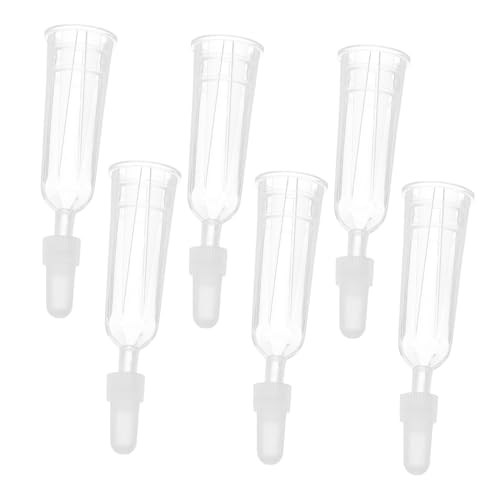 OFFSCH 6 Stück Teiliges Ampullenöffner Tropfspitzen aus Transparentem Ersatz Dispenser für Ampullen Praktische Flüssigkeitsdosierung Vielseitig Einsetzbar für Labor und Haushalt von OFFSCH