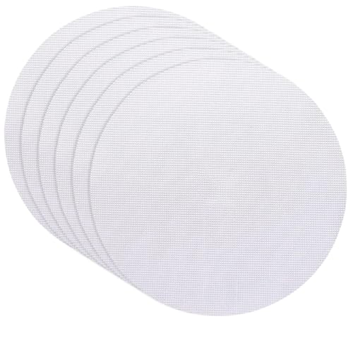 OFFSCH 6 Stück Teiliges Rundes Silikon Dämpferliner Antihaftbeschichtet Hitzebeständig Flexibel Zuschneidbar Gleichmäßige Dampfdurchlässigkeit Geeignet für Dampfgarer und Dämpfeinsatz von OFFSCH