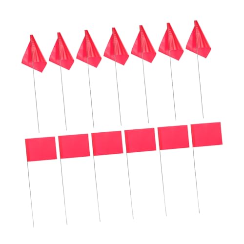 OFFSCH 60 Stück Rote Markierungsfähnchen mit Dreieckigem Design Kleine Garten und Vermessungsflaggen Wetterfeste Drahtstiele für Bewässerung Baustellen und Außeneinsatz OFFSCH 60 Stück Rote Markierungsfähnchen mit Dreieckigem Design Kleine Garten und Vermessungsflaggen Wetterfeste Drahtstiele für Bewässerung Baustellen und Außeneinsatz von OFFSCH