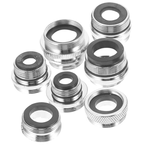 OFFSCH 7 Stück Teiliges Wasserhahn Adapter Kupfer Gartenschlauchanschluss mit Männlichem und Weiblichem Gewinde Korrosionsbeständig Passend für Küchen Außenarmaturen Vielseitig OFFSCH 7 Stück Teiliges Wasserhahn Adapter Kupfer Gartenschlauchanschluss mit Männlichem und Weiblichem Gewinde Korrosionsbeständig Passend für Küchen Außenarmaturen Vielseitig von OFFSCH