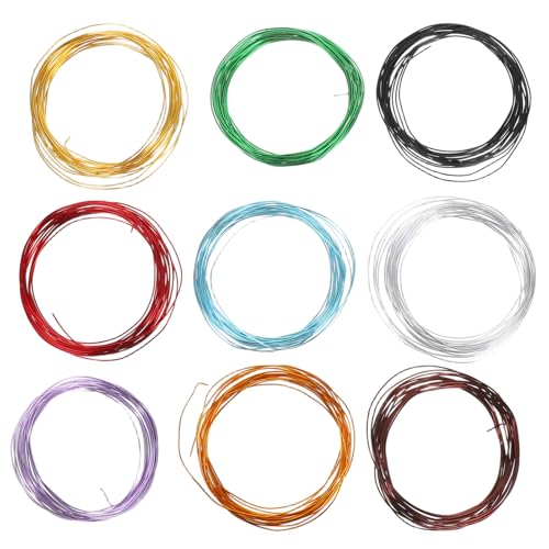 OFFSCH 9Roll Aluminium Bonsai-draht Buntes Anodisiertes Pflanzen-formungsdraht für Garten Flexible und Langlebige Baumzweig-bindung Geeignet für Innen Außengestaltung OFFSCH 9Roll Aluminium Bonsai-draht Buntes Anodisiertes Pflanzen-formungsdraht für Garten Flexible und Langlebige Baumzweig-bindung Geeignet für Innen Außengestaltung von OFFSCH