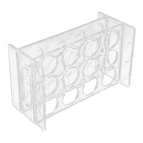 OFFSCH Acryl Shot Glass Rack Transparent Rundes Becherhalter für Bar Getränkepräsentation Leicht Tragbar Langlebig von OFFSCH