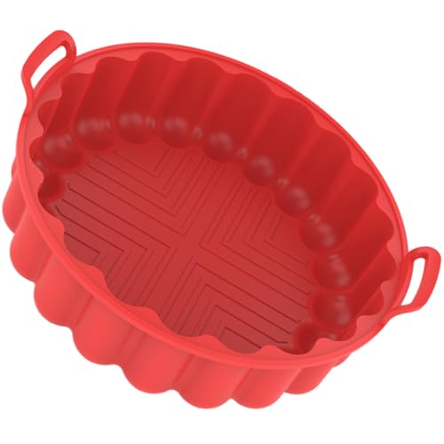 OFFSCH Wiederverwendbarer Silikon Liner für Heißluftfritteuse Antihaft Backmatte für Luftfritteuse Hitzebeständig Geeignet für Snacks und Hähnchenflügel Zubehör OFFSCH Wiederverwendbarer Silikon Liner für Heißluftfritteuse Antihaft Backmatte für Luftfritteuse Hitzebeständig Geeignet für Snacks und Hähnchenflügel Zubehör von OFFSCH