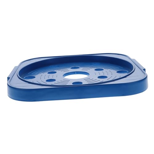 OFFSCH Beweglicher Gasflaschenhalter mit Netzdesign für Belüftung Robuster Gaszylinderständer mit Stabiler Konstruktion und Hoher Tragkraft Rollbar für Flexible Positionierung in Küche von OFFSCH