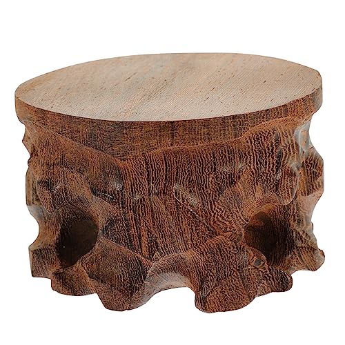 OFFSCH Zarter Ausstellungssockel Aus für Vasen Dekorativer Holzhandwerkssockel für Zuhause Ornament Stand Holzständer für Figuren von OFFSCH