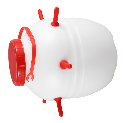 OFFSCH Dickwandige Lammflasche mit Nippeln Große Kunststoff Fütterungsflasche für Schafe Hunde Schweine und Andere Nutztiere Hitze und Kältebeständig von OFFSCH