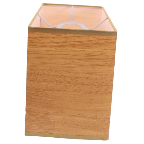 OFFSCH Eckiger Lampenschirm aus Stabilem Leinen und Metall Ersatzschirm für Tischlampen Abnehmbar und Leicht zu Reinigen Geeignet für Wohnzimmer Schlafzimmer Hotel und Büro Stilvoll und von OFFSCH