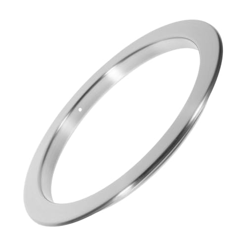 OFFSCH Edelstahl Abfallbehälter Deckel Eingelassener Müllkasten Rand Abdeckung Runde Küchenabdeckung Platzsparend Stilvoll Hohles Design Einfach zu Reinigen OFFSCH Edelstahl Abfallbehälter Deckel Eingelassener Müllkasten Rand Abdeckung Runde Küchenabdeckung Platzsparend Stilvoll Hohles Design Einfach zu Reinigen von OFFSCH