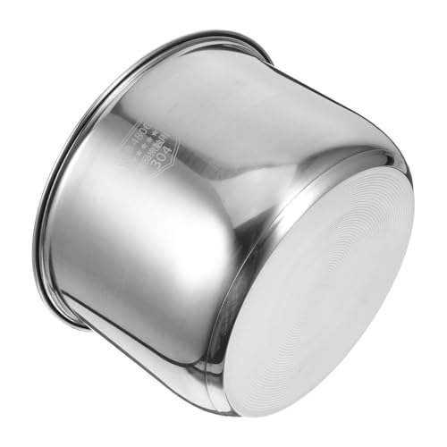 OFFSCH Edelstahl Reiskocher Innentopf Ersatztopf für Elektrische Reiskocher Langlebig Vielseitig Kompatibel für Dämpfen Schmoren Porridge Kochen von OFFSCH