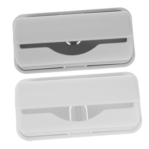 OFFSCH Küchenaufbewahrung 2 Müllbeutelhalter-spender – Müllbeutel-organizer – Einfache Installation – Weißes Design von OFFSCH