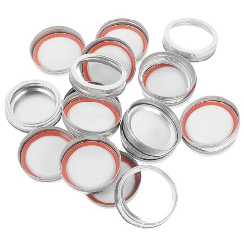 OFFSCH Deckel Für Einmachgläser Metallkappen Mit Auslaufsicherem Design Geeignet Für Vorratsgläser Einfach Zu Reinigen Und Langlebig OFFSCH Deckel Für Einmachgläser Metallkappen Mit Auslaufsicherem Design Geeignet Für Vorratsgläser Einfach Zu Reinigen Und Langlebig von OFFSCH