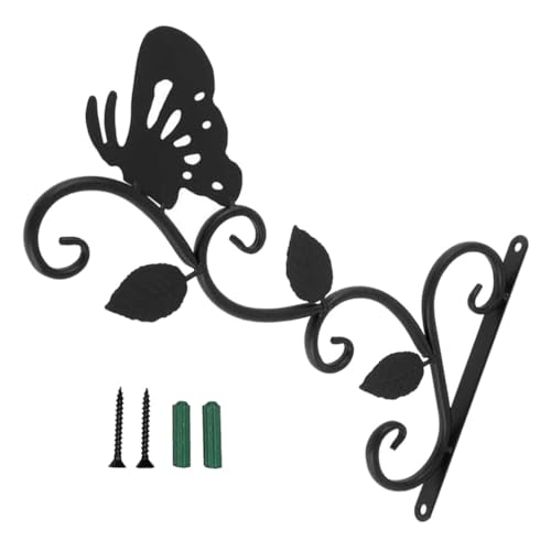 OFFSCH Eisen Pflanzenhänger Wandhalterung Wandhaken Rostfrei für Blumentöpfe Außen Innen Garten Balkon Dekorativer Pflanzenhalter mit Stabilem Design und Langlebiger Qualität OFFSCH Eisen Pflanzenhänger Wandhalterung Wandhaken Rostfrei für Blumentöpfe Außen Innen Garten Balkon Dekorativer Pflanzenhalter mit Stabilem Design und Langlebiger Qualität von OFFSCH