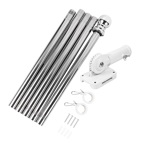 OFFSCH Fahnenmast mit Drehbarer Wandhalterung und Stabilem Basisfuß Wetterfeste Fahnenstange zur Wandmontage für und Außenbereich OFFSCH Fahnenmast mit Drehbarer Wandhalterung und Stabilem Basisfuß Wetterfeste Fahnenstange zur Wandmontage für und Außenbereich von OFFSCH