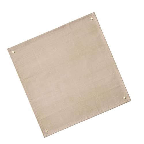 OFFSCH Feuerfeste Grillmatte aus Hitzebeständigem Glasfasergewebe Doppelseitige Isolierunterlage für Outdoor Camping BBQ Bodenschutz Wasser und Ölbeständig Sichere Hitzeschutzmatte von OFFSCH