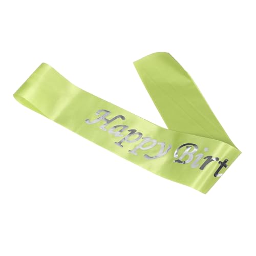 OFFSCH Geburtstagsschärpe für Frauen Goldfolie Einteilige Krönungsschärpe Party deko Accessoire für Besondere Geburtstagsfeiern von OFFSCH