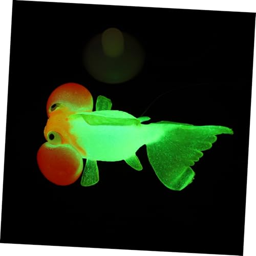 OFFSCH Goldfisch Aquarium Deko Nachtleuchtend Hohe Simulation Natürliche Gestaltung Sicher Für Teich Fischbehälter Dekoration von OFFSCH