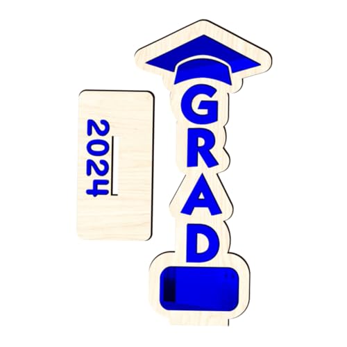 OFFSCH Graduation Party Holzschild Tischdekoration Season Ornament aus Langlebigem Holz für Senior Year Feier Blau OFFSCH Graduation Party Holzschild Tischdekoration Season Ornament aus Langlebigem Holz für Senior Year Feier Blau von OFFSCH