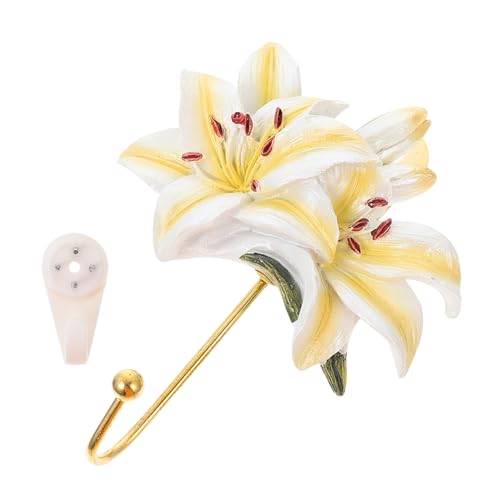 OFFSCH Wandhaken Aus Harz Und Kleiderhaken Und Türhaken Handtuchhalter Für Schlafzimmer Und Zuhause Platzsparende Aufbewahrung Und Dekoration von OFFSCH