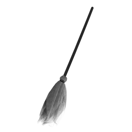 OFFSCH Halloween Hexenbesen Deko Mesh Besen Kreative Hexenrequisite für Halloween Party Zubehör und Kostüm Cosplay Erwachsene OFFSCH Halloween Hexenbesen Deko Mesh Besen Kreative Hexenrequisite für Halloween Party Zubehör und Kostüm Cosplay Erwachsene von OFFSCH