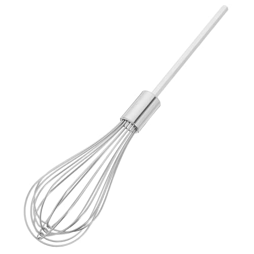 OFFSCH Handmixer Rührstäbe aus Edelstahl Draht Schneebesen Ersatzaufsatz für Bohrmaschine Verlängert und Verdickt Multifunktional zum Mischen von Teig Eiern und Soßen Wiederverwendbar von OFFSCH