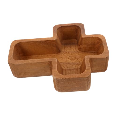 OFFSCH Holztablett Kreuzform Servierplatte Nachhaltig Handgefertigt Natürliche Obstschale Snackplatte Rustikale Küchenplatte OFFSCH Holztablett Kreuzform Servierplatte Nachhaltig Handgefertigt Natürliche Obstschale Snackplatte Rustikale Küchenplatte von OFFSCH