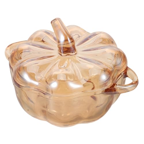 OFFSCH Klarer Kürbis-snackbehälter Mit Deckel Glas-schale Für Kekse Und Süßigkeiten Dekoratives Aufbewahrungs-glas Für Küche Und Haushalt OFFSCH Klarer Kürbis-snackbehälter Mit Deckel Glas-schale Für Kekse Und Süßigkeiten Dekoratives Aufbewahrungs-glas Für Küche Und Haushalt von OFFSCH