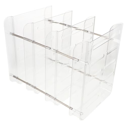 OFFSCH Lagiges Stapelbares Desktop Bücherregal Organizer Platzsparender Schreibtisch Organizer Papierablage und Mail Sortierer für Büro und Studium von OFFSCH