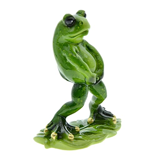 OFFSCH Frosch Statue Harz Lustige Pinkelnde Gartenfigur für Innen und Außen Dekoratives Ornament 11X9,2X6cm Schreibtischfigur Kinderzimmer Deko OFFSCH Frosch Statue Harz Lustige Pinkelnde Gartenfigur für Innen und Außen Dekoratives Ornament 11X9,2X6cm Schreibtischfigur Kinderzimmer Deko von OFFSCH