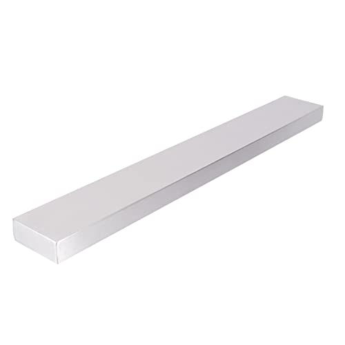 OFFSCH Magnet Messer Halter Messerständer Küchenutensilienhalter Besteckblock Magnetisch Küchenmesserblock Magnetständer Magnetische Messerleiste Metzger-block Magnetstreifen Silver von OFFSCH