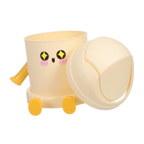 OFFSCH Mini Desktop Mülleimer mit Schwingdeckel Kleiner Tischabfalleimer aus Robustem PP Kompakter Schreibtischbehälter für Büro Küche und Zuhause Praktischer Mini Papierkorb für OFFSCH Mini Desktop Mülleimer mit Schwingdeckel Kleiner Tischabfalleimer aus Robustem PP Kompakter Schreibtischbehälter für Büro Küche und Zuhause Praktischer Mini Papierkorb für von OFFSCH