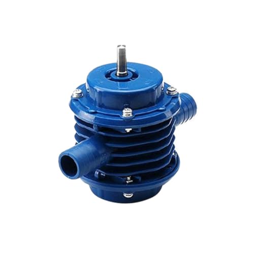 OFFSCH Mini Selbstansaugende Wasserpumpe für Handbohrmaschinen Robuste Kunststoffpumpe für Garten Teich Pool und Regentonne Kompatibel mit Bohrern Flexible Nutzung und Langlebige von OFFSCH