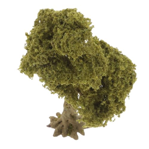 OFFSCH Miniatur Landschaftsbaum Handgefertigt Realistisches Modell für Sandtisch Dekoration Puppenhaus Bücherregal Bürofenster Detailliert Detailreich Kunstvoll Gestaltet von OFFSCH