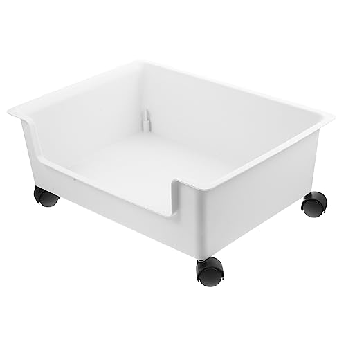 OFFSCH Mobiler Bücherregalwagen mit Stabiler Aufbewahrungsbehälter für Schüler Vielseitiger Schreibtisch Organizer Kompakter Bücherkasten für Kinderzimmer und Klassenzimmer von OFFSCH