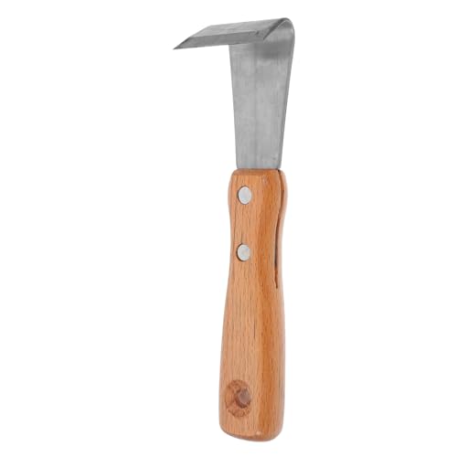 OFFSCH Multifunktionales Entrinder Werkzeug mit Holzgriff Rostfreier Edelstahl Baumrindenschaber für Garten Effektives Manuelles Entfernen von Baumrinde und Faulen Stellen für Obstbäume von OFFSCH