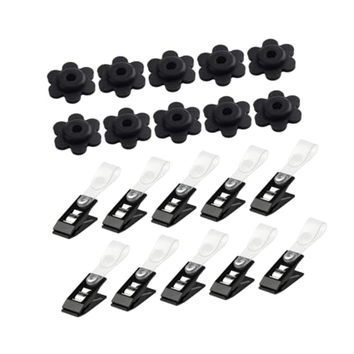 OFFSCH Outdoor Flag Stoppers und Clips Wind Gartenfahnenhalter Zubehör Kompatibel für Gartenfahnen und Fahnenmasten Einfache Installation Schwarz Teilig OFFSCH Outdoor Flag Stoppers und Clips Wind Gartenfahnenhalter Zubehör Kompatibel für Gartenfahnen und Fahnenmasten Einfache Installation Schwarz Teilig von OFFSCH