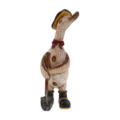 OFFSCH Resin Duck Sculpture Wetterfeste Gartenfigur Lebensnahe Entenstatue für Balkon Garten Terrasse Zaun Dekoration Geschenkidee Langlebige Deko OFFSCH Resin Duck Sculpture Wetterfeste Gartenfigur Lebensnahe Entenstatue für Balkon Garten Terrasse Zaun Dekoration Geschenkidee Langlebige Deko von OFFSCH