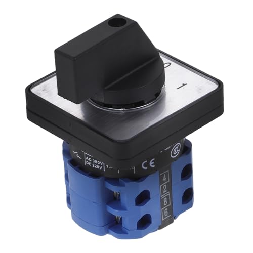 OFFSCH Rotary Cam Wechselstromschalter Position Umschalter Polig Drehschalter für Motorsteuerung Zuverlässiger Stromversorgungsschalter OFFSCH Rotary Cam Wechselstromschalter Position Umschalter Polig Drehschalter für Motorsteuerung Zuverlässiger Stromversorgungsschalter von OFFSCH
