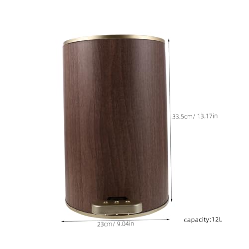 OFFSCH Runder Müllbehälter mit Fußpedal und Deckel Großer Kunststoff-abfalleimer für Badezimmer Küche Schlafzimmer Handsfree Doppelte Öffnung Modernes Design Langlebig und Geräumig OFFSCH Runder Müllbehälter mit Fußpedal und Deckel Großer Kunststoff-abfalleimer für Badezimmer Küche Schlafzimmer Handsfree Doppelte Öffnung Modernes Design Langlebig und Geräumig von OFFSCH