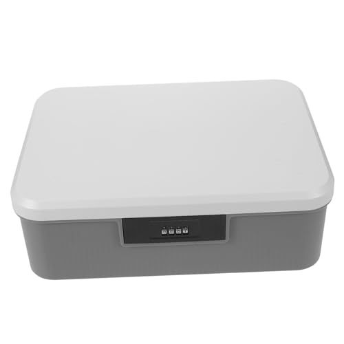 OFFSCH Sicher Verschließbare Aufbewahrungsbox mit Zahlenschloss Robuster ABS-Behälter für Dokumente Wertsachen Schmuck Tragbarer Organizer für Zuhause Büro Auto OFFSCH Sicher Verschließbare Aufbewahrungsbox mit Zahlenschloss Robuster ABS-Behälter für Dokumente Wertsachen Schmuck Tragbarer Organizer für Zuhause Büro Auto von OFFSCH