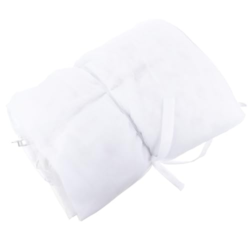 OFFSCH Sonnenschirm Moskitonetz im Freien Sonnenschirmnetzabdeckung Regenschirme Sonnenschirme groß Schatten Sonnenschirmnetz für den Garten Outdoor-Netz Polyester (Polyester) Weiß von OFFSCH