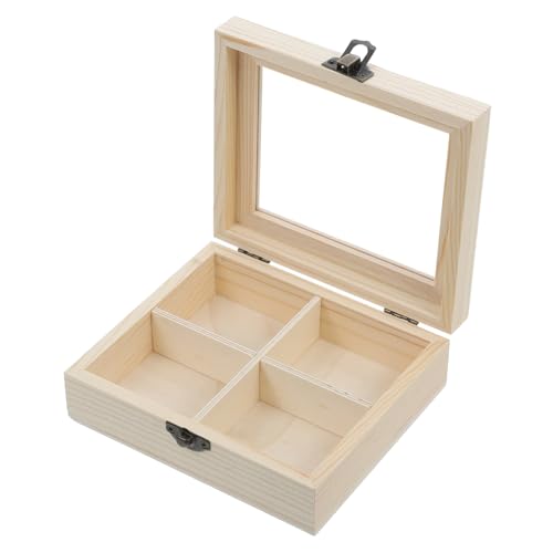 OFFSCH Holz Teebeutelbox Aufbewahrungsbox Organizer Mit Fächern Für Teebeutel Und Kaffeebeutel Display Behälter Mit Deckel OFFSCH Holz Teebeutelbox Aufbewahrungsbox Organizer Mit Fächern Für Teebeutel Und Kaffeebeutel Display Behälter Mit Deckel von OFFSCH