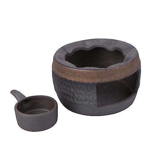 OFFSCH Teewärmer Keramik Retro Teekannenwärmer Mit Kerzenhalter Für Teeheizung Sicher Und Langlebig Für Teeliebhaber von OFFSCH