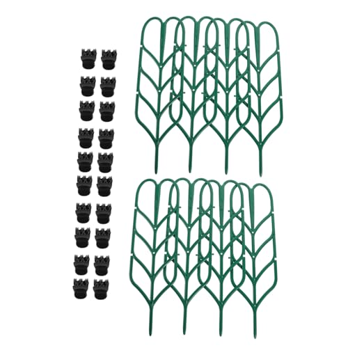 OFFSCH Teiliges Garten-pflanzenstützset aus Robustem Kunststoff Kletterpflanzen Orchideenhalter mit Clips für Stabilen Ordentlichen Pflanzenwuchs Drinnen und Draußen OFFSCH Teiliges Garten-pflanzenstützset aus Robustem Kunststoff Kletterpflanzen Orchideenhalter mit Clips für Stabilen Ordentlichen Pflanzenwuchs Drinnen und Draußen von OFFSCH