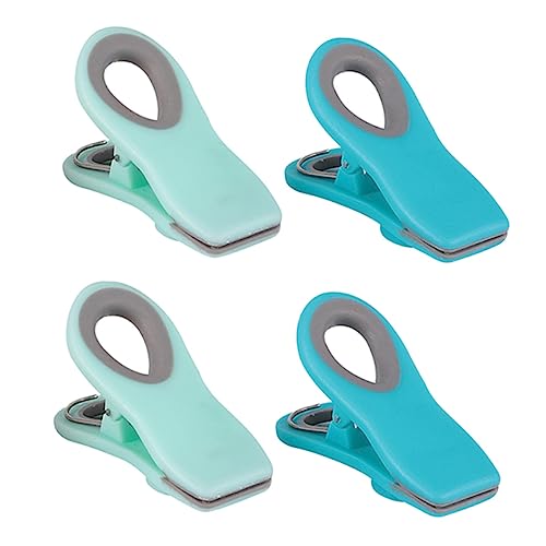 OFFSCH Teiliges Kunststoffclips für Lebensmittelbeutel Praktische Kreative Verschlussclips zur Frischhaltung von Snacks Kompakt Tragbar Magnetisch Blau und Zuverlässig Luftdicht und von OFFSCH
