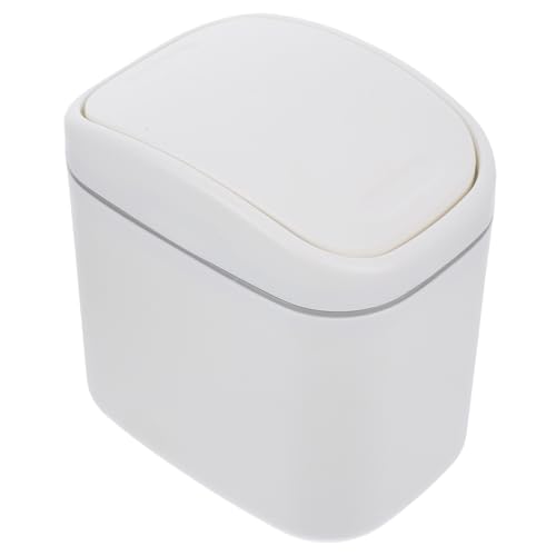 OFFSCH Tisch mülleimer mit Klappbarem Deckel Kleiner Desktop papierkorb aus Langlebigem Kunststoff Stilvoller Leichter Luxus für Büro Schlafzimmer Bad Vielseitiger Haushalt abfalleimer OFFSCH Tisch mülleimer mit Klappbarem Deckel Kleiner Desktop papierkorb aus Langlebigem Kunststoff Stilvoller Leichter Luxus für Büro Schlafzimmer Bad Vielseitiger Haushalt abfalleimer von OFFSCH