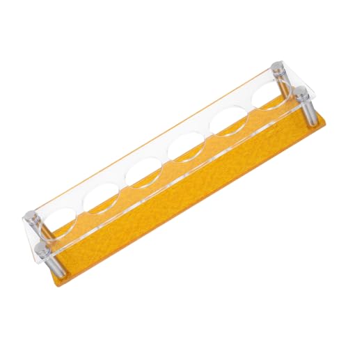 OFFSCH Transparenter Becherhalter mit Fächern Stabiler Schnapsglas und Bierglashalter für Bar und Ktv Minimalistisches Design Kratzfreie Kanten Einfach zu Reinigen und Platzsparend von OFFSCH
