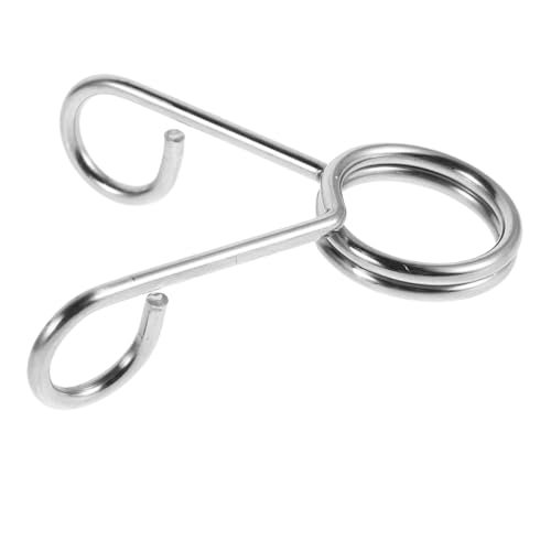 OFFSCH Universeller Federclip für Milchtee Kaffee verschlussmaschinen Zuverlässige Klammer für Schnelle Effiziente Bechersiegelung Einfache Handhabung Silberfarbene Verschlussklammer für OFFSCH Universeller Federclip für Milchtee Kaffee verschlussmaschinen Zuverlässige Klammer für Schnelle Effiziente Bechersiegelung Einfache Handhabung Silberfarbene Verschlussklammer für von OFFSCH