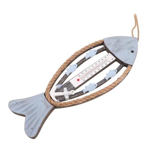 OFFSCH Vintage Küsten-fisch Thermometer Fisch-design Nautisches Wand-dekor für Wohnzimmer Schlafzimmer Hotel Flur Garten und Terrasse Funktionale Temperaturanzeige OFFSCH Vintage Küsten-fisch Thermometer Fisch-design Nautisches Wand-dekor für Wohnzimmer Schlafzimmer Hotel Flur Garten und Terrasse Funktionale Temperaturanzeige von OFFSCH