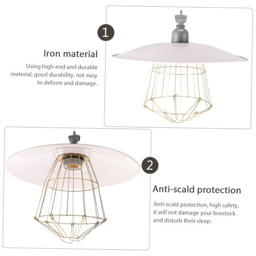 OFFSCH Wärmelampe für Nutztiere Metall lampenschirm Schutzkorb Langlebig Sicher mit Anti verbrennungsfunktion für Ferkel Küken Stall Wärmehaltung OFFSCH Wärmelampe für Nutztiere Metall lampenschirm Schutzkorb Langlebig Sicher mit Anti verbrennungsfunktion für Ferkel Küken Stall Wärmehaltung von OFFSCH