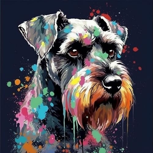 OfFsum 5D Diamond Art Painting Kits Cool Schnauzer Hund 04 DIY Kreuzstich Vollbohrer Kristall Strass Malerei Stickerei Gemälde Bilder für Erwachsene Kinder Home Wall Decor OfFsum 5D Diamond Art Painting Kits Cool Schnauzer Hund 04 DIY Kreuzstich Vollbohrer Kristall Strass Malerei Stickerei Gemälde Bilder für Erwachsene Kinder Home Wall Decor von OFFSUM